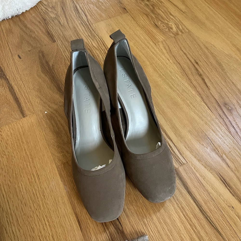 Suede Block Heels